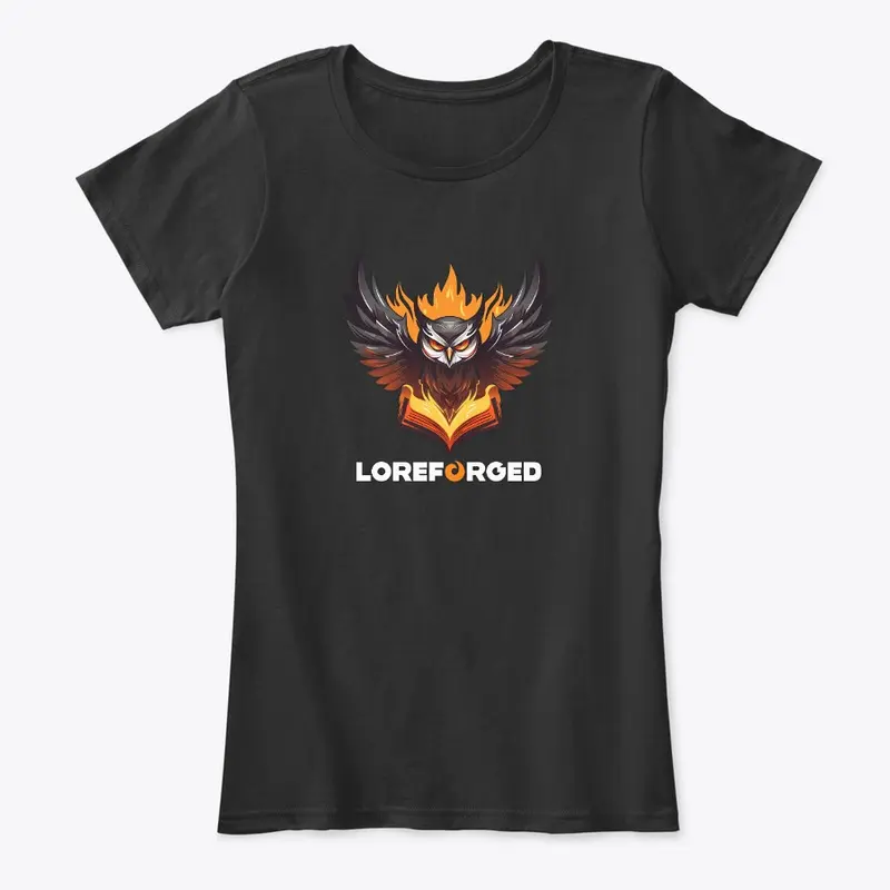 LoreForged Owl Logo