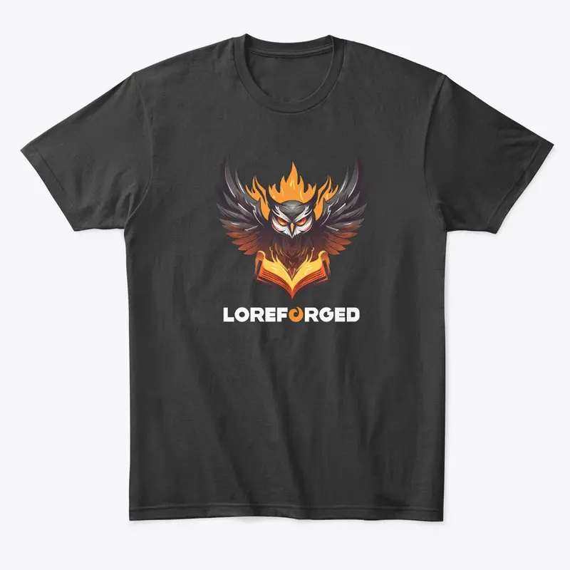 LoreForged Owl Logo