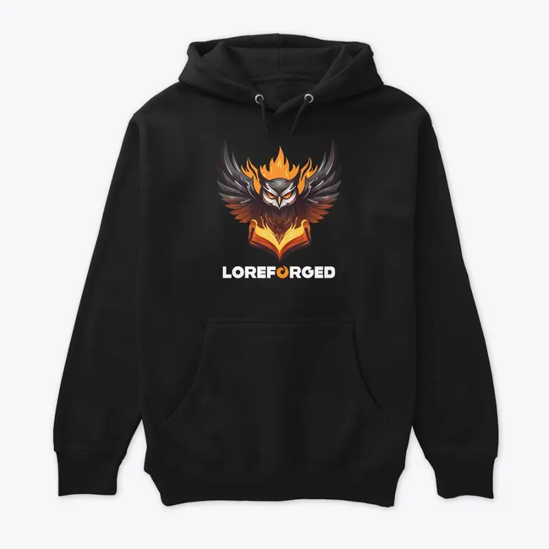 LoreForged Owl Logo